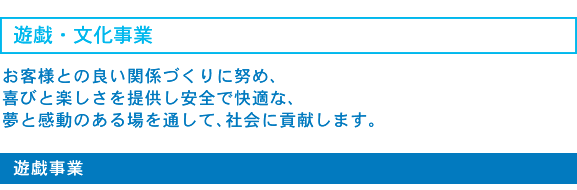 遊戯・文化事業